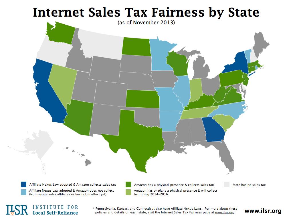 Internet Sales Tax Fairness By State SavvyRoo